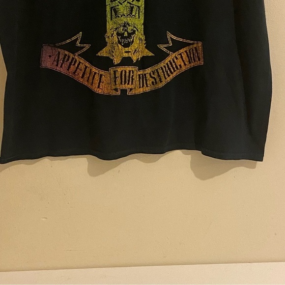Vintage Guns And Roses Tour Shirt Appetite For Destruction Size L Short Sleeve - Picture 5 of 10